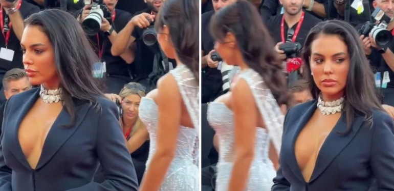 Ronaldo’nun eşini çeken fotoğrafçılardan büyük ayıp