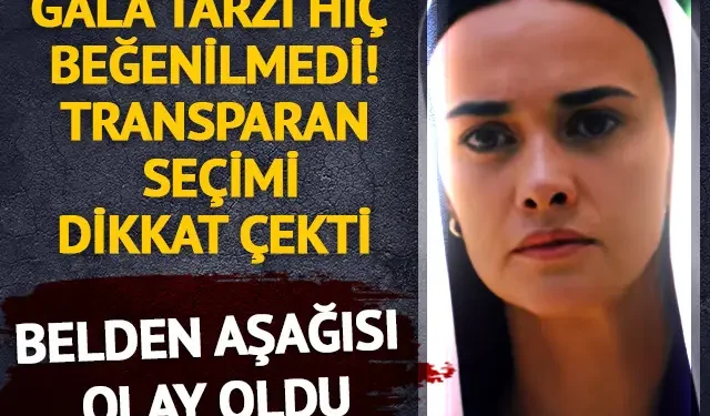 Hande Soral’ın transparan pantolonu hiç beğenilmedi! Belden aşağısı olay oldu