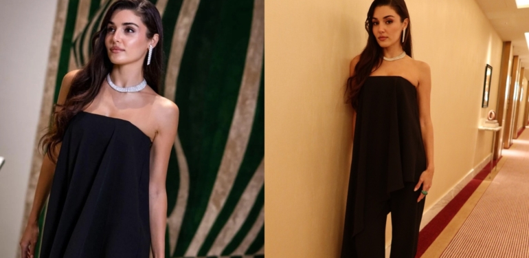 Hande Erçel Dubai’de Göz Kamaştırdı! Ünlü Oyuncudan Uluslararası Marka Etkinliğinde Şıklık Rüzgârı